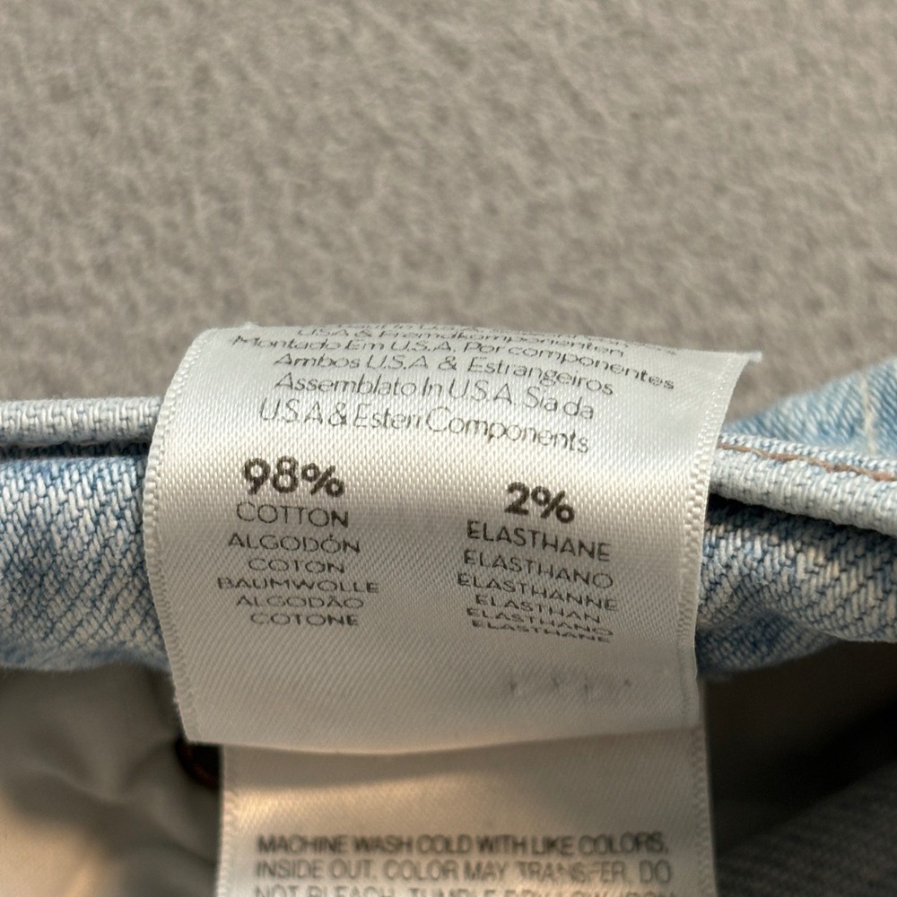 MOTHER The Huffy Flood Chew Wash Really Hella Hot Jeans Women's 26 Distressed - Picture 7 of 14